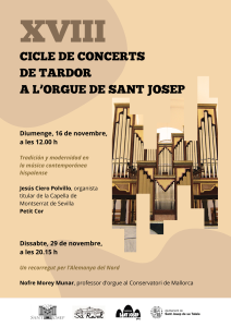 Cicle Concerts Orgue 2025